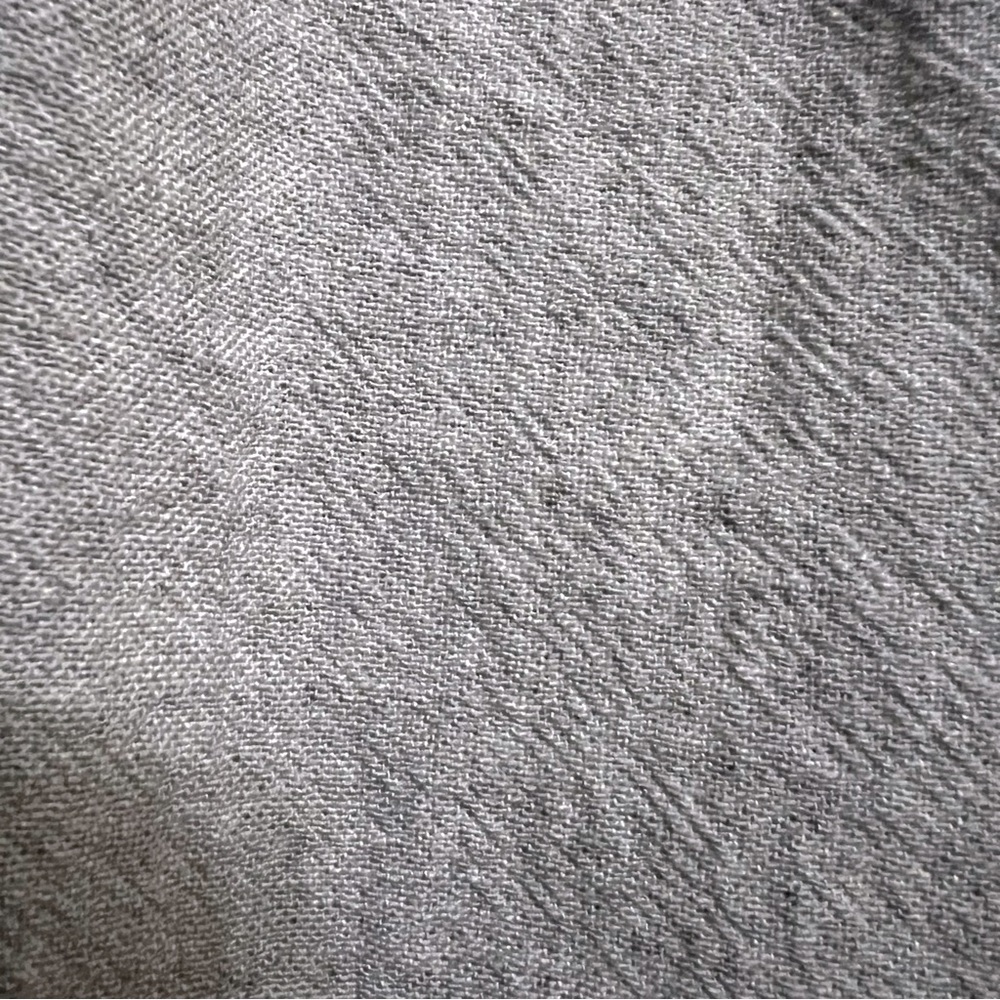 Soft Surroundings Gray Cotton Pants Resortwear Chic Loungy Coastal Grandmother - Picture 6 of 9